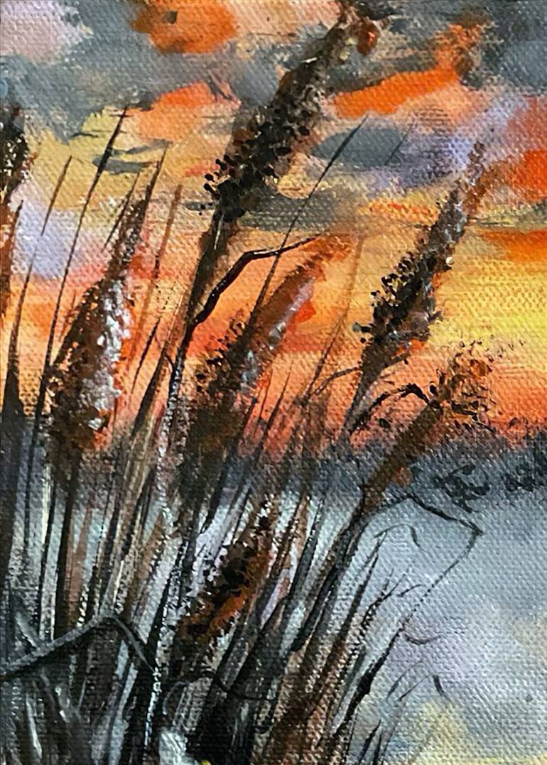 Original Contemporary Landscape Painting by Liliia Kaluzhyna