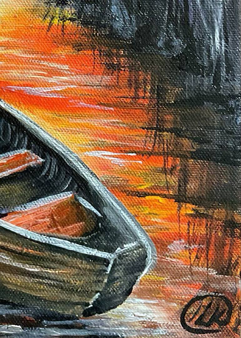 Original Contemporary Landscape Painting by Liliia Kaluzhyna