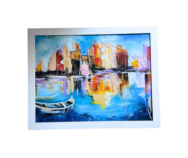 Original Abstract Expressionism Abstract Painting by Liliia Kaluzhyna