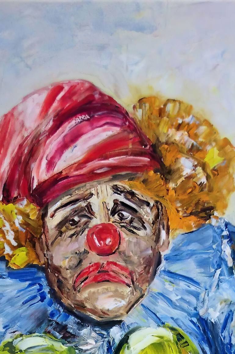 Original Figurative People Painting by Liliia Kaluzhyna