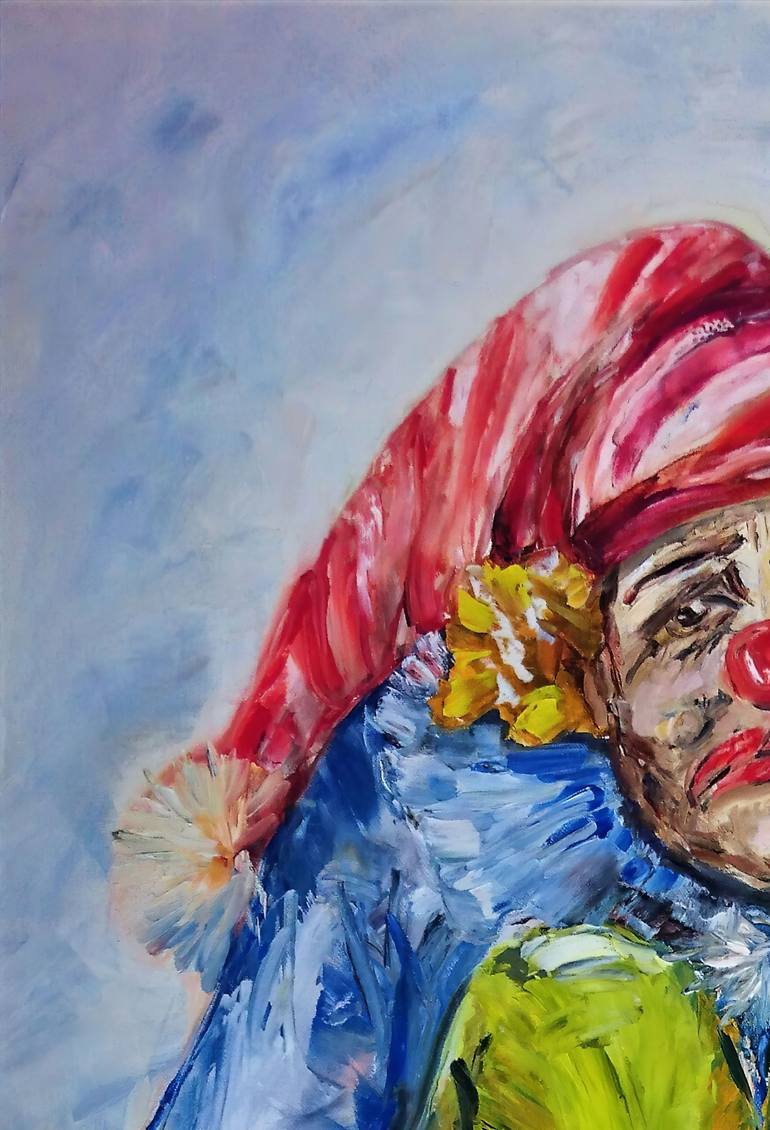 Original Figurative People Painting by Liliia Kaluzhyna