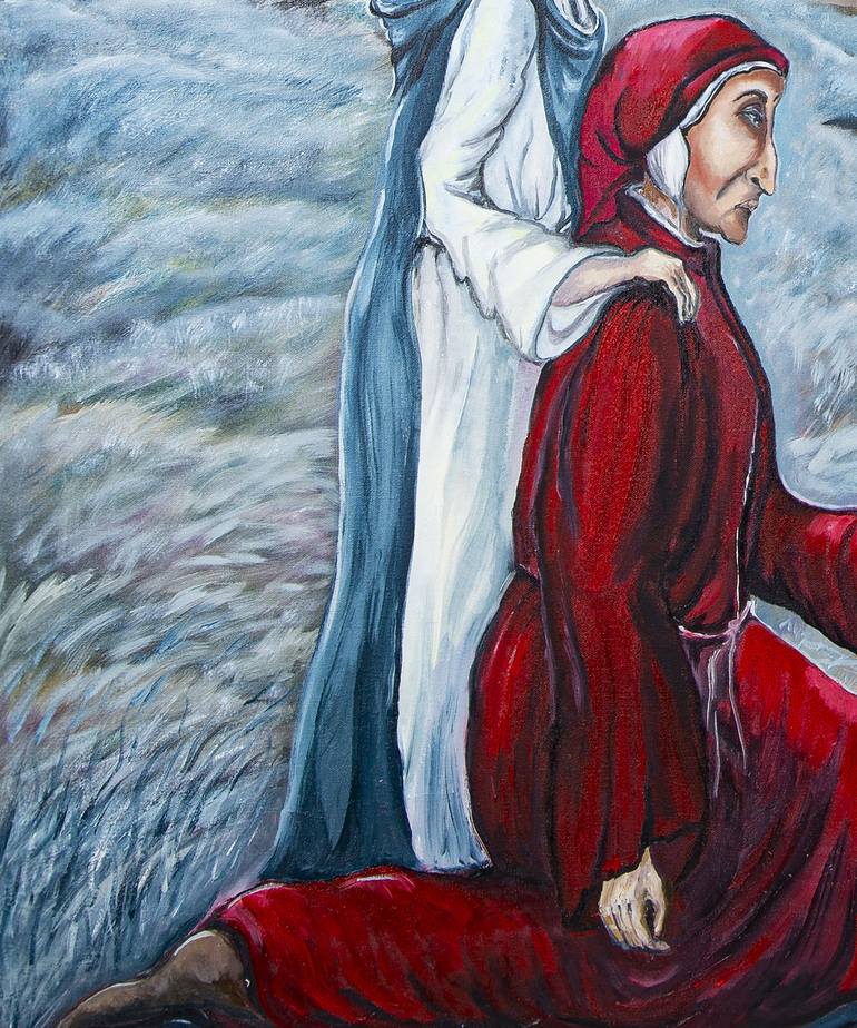 Original Realism Politics Painting by Liliia Kaluzhyna