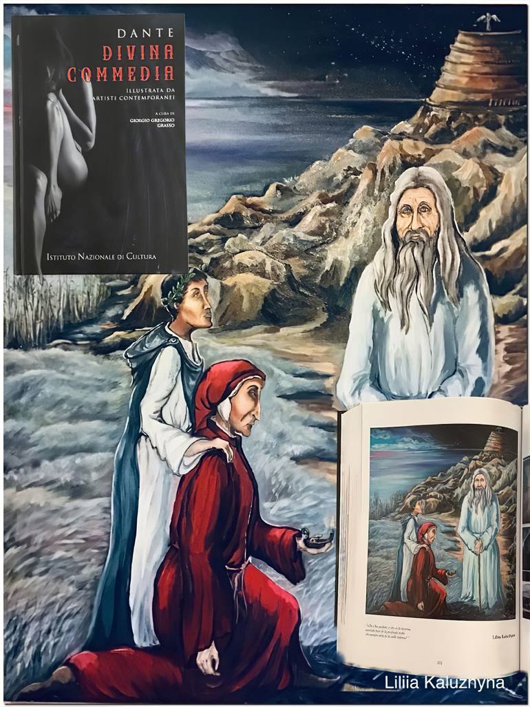 Original Realism Politics Painting by Liliia Kaluzhyna