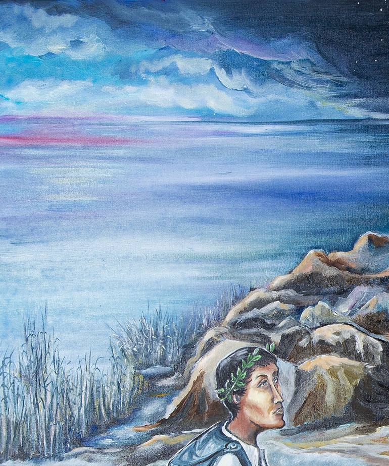 Original Realism Politics Painting by Liliia Kaluzhyna