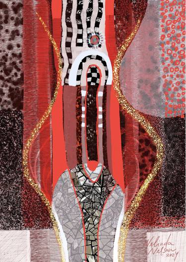 Original Abstract Expressionism Abstract Digital by Nelinda Nelson