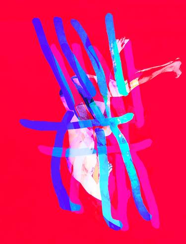 Original Modernism Language Mixed Media by Peter Constantine
