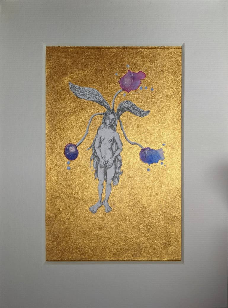 Original Classical Mythology Painting by Ruby Freeman