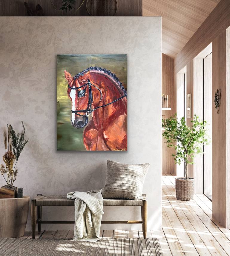 Original Graphics And Animation Horse Painting by Vera Kozlovskih