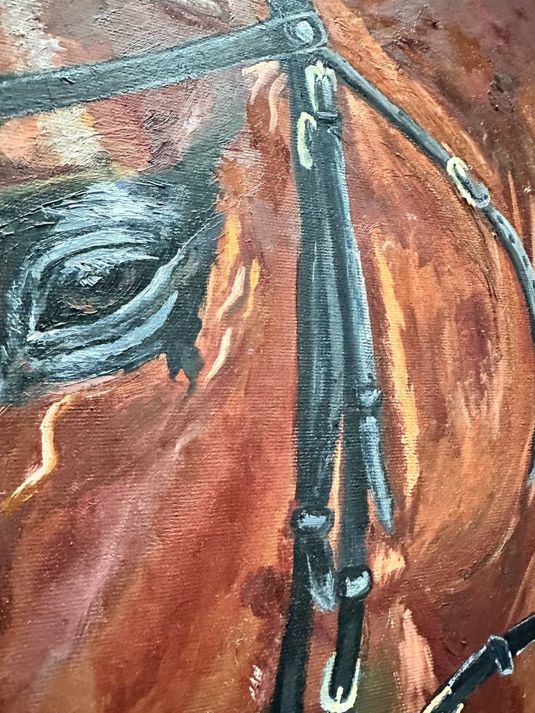 Original Graphics And Animation Horse Painting by Vera Kozlovskih