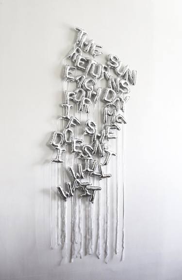 Original Typography Sculpture by kelli kikcio