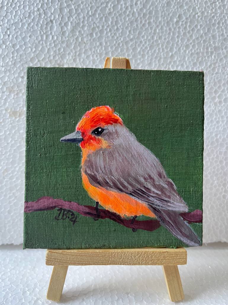 Original Painterly Abstraction Animal Mixed Media by Tejaswee Bapat
