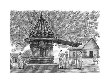 Original Expressionism Architecture Drawings by Kunal Girme