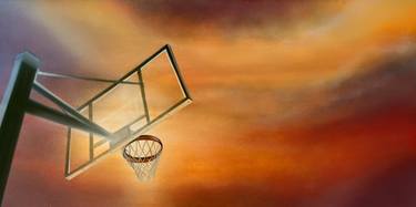 Original Abstract Sports Painting by Abriella Sammy