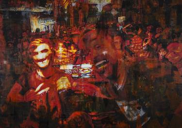 Original Abstract Expressionism Music Paintings by Valeriu Cătălineanu