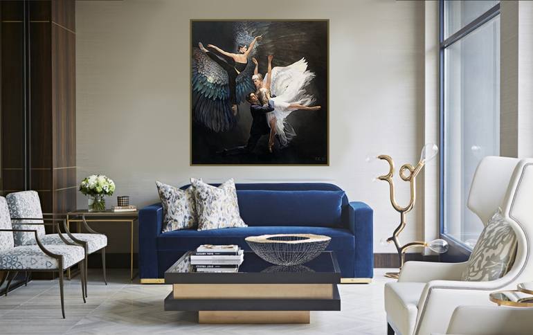 Original Classicism Performing Arts Painting by Tatiana Rezvaya