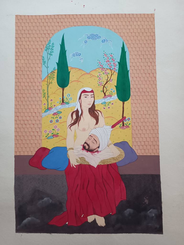 Original Women Painting by Aynaz Najafi
