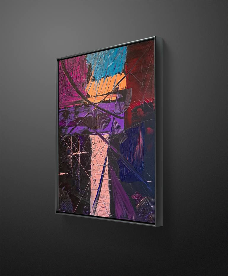 Original Abstract Expressionism Abstract Painting by Mike Grahn