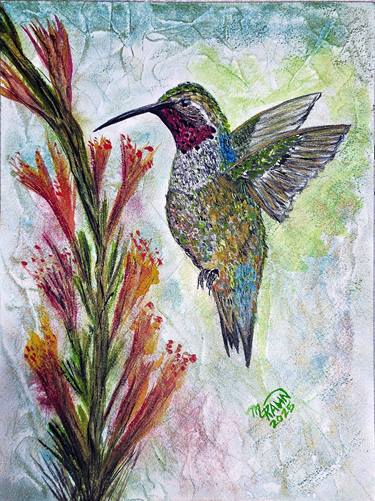 Original Abstract Animal Painting by Mike Grahn