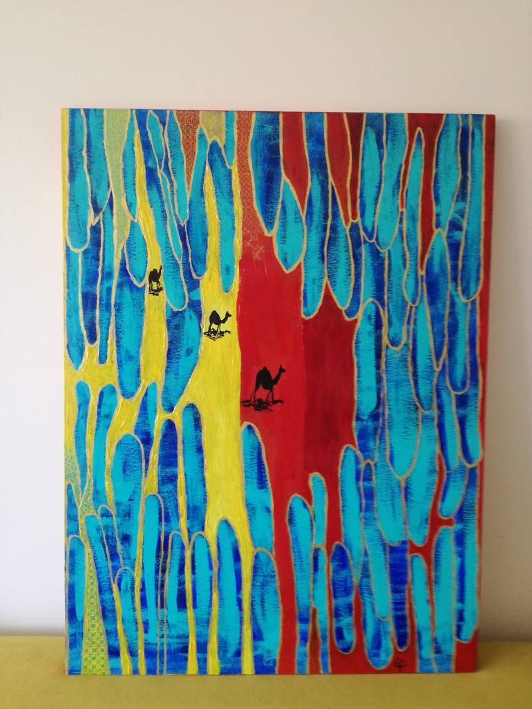 Original Abstract Painting by Elena Peeva