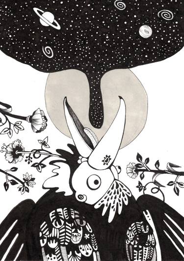 Original Illustration Animal Drawings by Elena Osuna