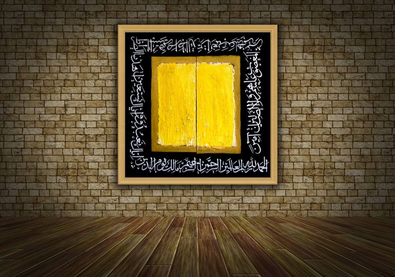Original Street Art Calligraphy Painting by Ali Hassan Mujtaba