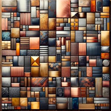 Print of Algorithmic Geometric Digital by Alberto Capitani