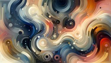 Print of Abstract Geometric Digital by Alberto Capitani