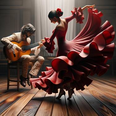 Print of Performing Arts Digital by Alberto Capitani