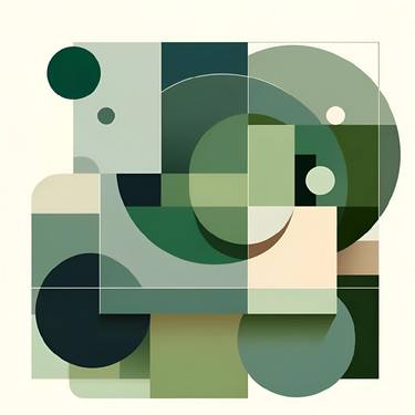 Print of Geometric Digital by Alberto Capitani