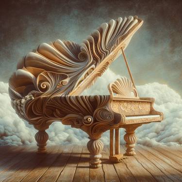 Print of Music Digital by Alberto Capitani