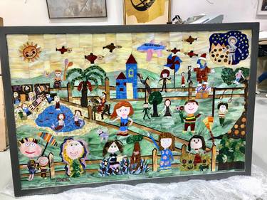 Original Conceptual Children Mixed Media by Sarah Shoushan