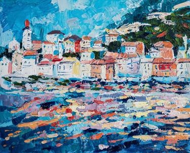 Print of Impressionism Beach Paintings by Irina Nova