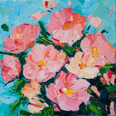 Original Impressionism Floral Paintings by Irina Nova