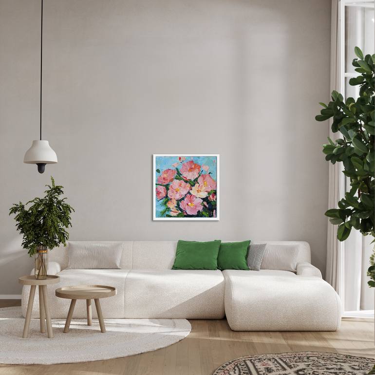 Original Fauvism Floral Painting by Irina Nova