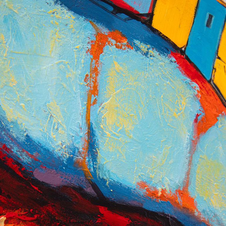 Original Art Deco Abstract Painting by Irina Nova
