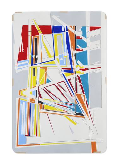 Original Abstract Expressionism Architecture Paintings by Marcus Centmayer