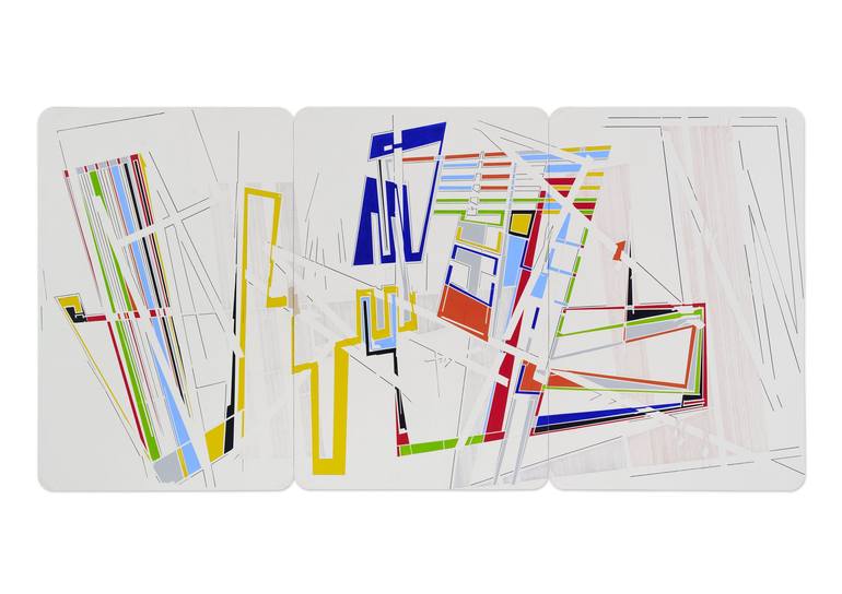 Print of Abstract Expressionism Architecture Paintings by Marcus Centmayer