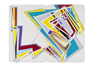Original Abstract Expressionism Architecture Paintings by Marcus Centmayer
