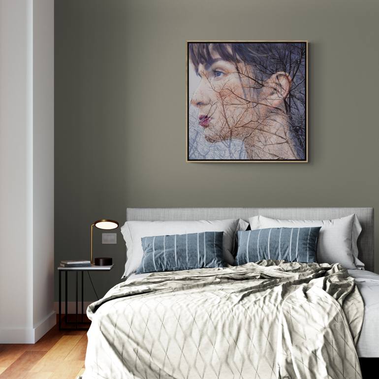 Original Photorealism Women Painting by Dominika KęDzierska