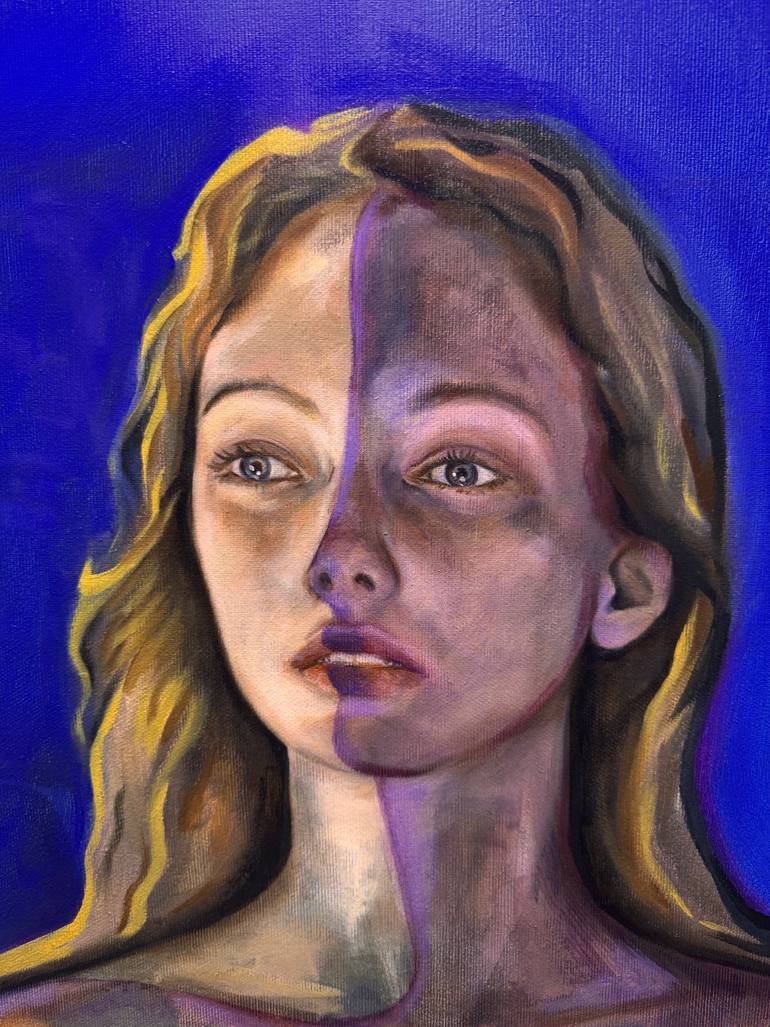 Original Expressionism Women Painting by Zayin Pardo
