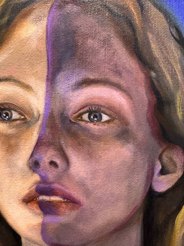 Original Expressionism Women Painting by Zayin Pardo