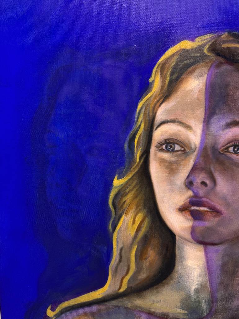 Original Expressionism Women Painting by Zayin Pardo