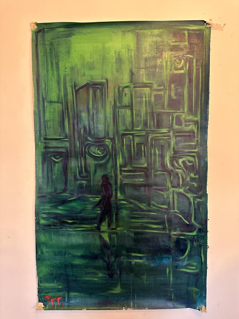Original Expressionism Abstract Painting by Jengiz Musa