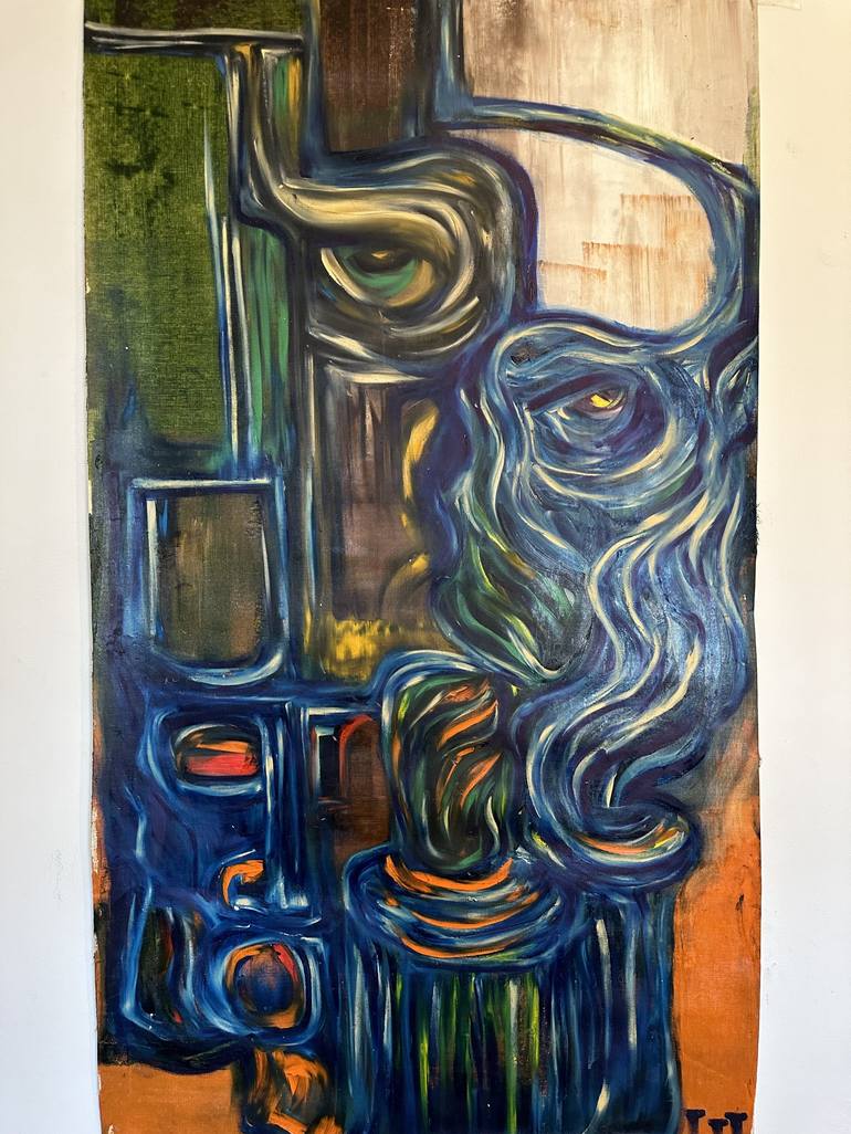 Original Expressionism Abstract Painting by Jengiz Musa