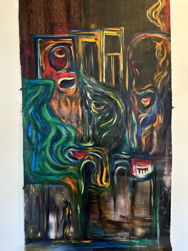 Original Abstract Painting by Jengiz Musa