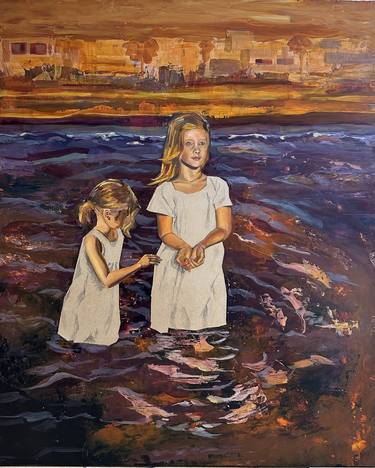 Original Figurative Children Paintings by Alecia Moriarty