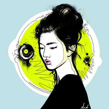 Original Digital Art Women Digital by Dodi Triaviandi
