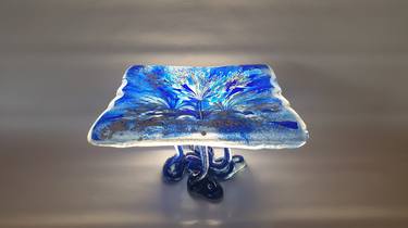 ARCTICA: an Exclusive One-of-a-Kind Glass Fine Art Centerpiece thumb