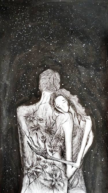 Print of Love Drawings by Aisha Usubalieva