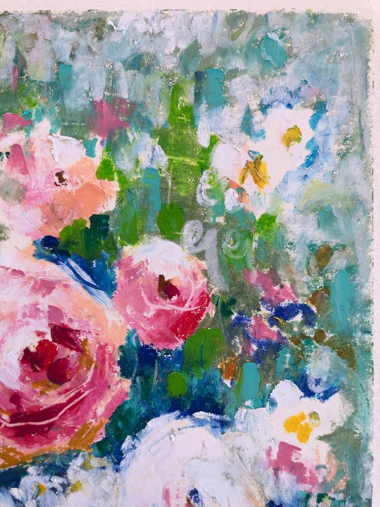 Original Contemporary Floral Drawing by Elena Afanaseva